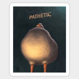 The Judgmental Duck Sticker